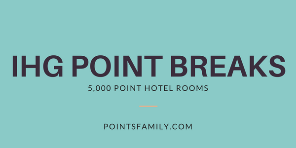 New IHG Point Breaks Summer 2017: 5,000 Point Hotel Rooms