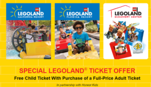Legoland Free Kids Ticket Offer